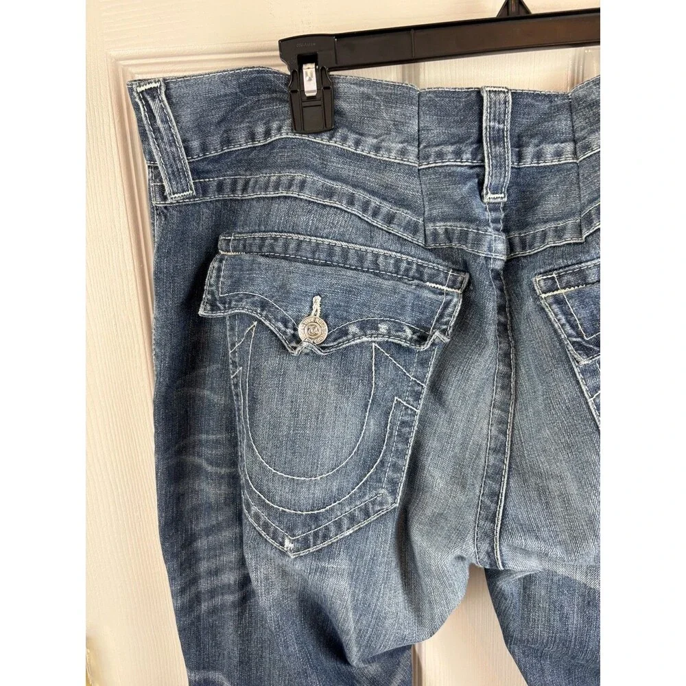 True Religion Jeans Buddha Logo Straight Mens Size - 39x30 - 322